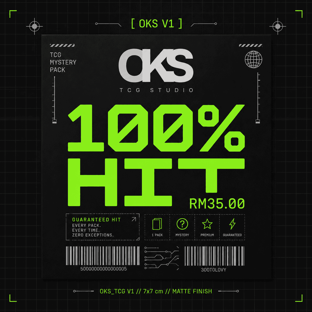 OKS V1 100% HIT RM35 神秘盲包